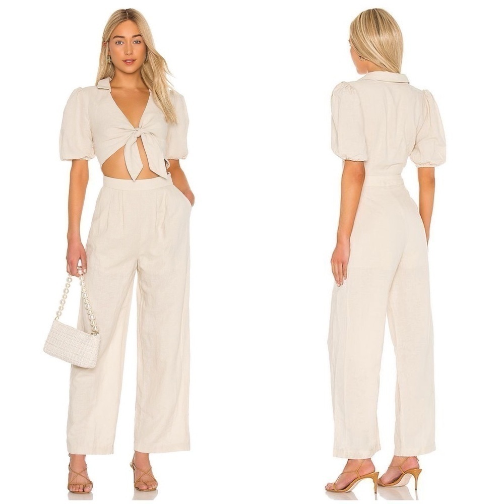 L’ACADEMIE Rocky Jumpsuit In Nude